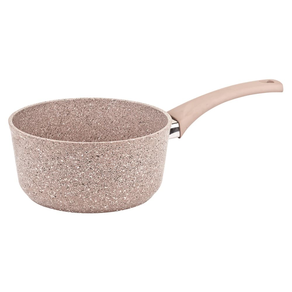 OMS Granite Sauce/Milk Pot 14 cm Brown