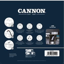 CANNON STORAGE BOX W/COMPRESSION BAG WHT L image 1