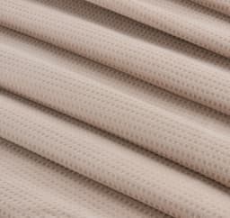CANNON WAFFLE FLANNEL BLANKET BEG 240x220CM image 1