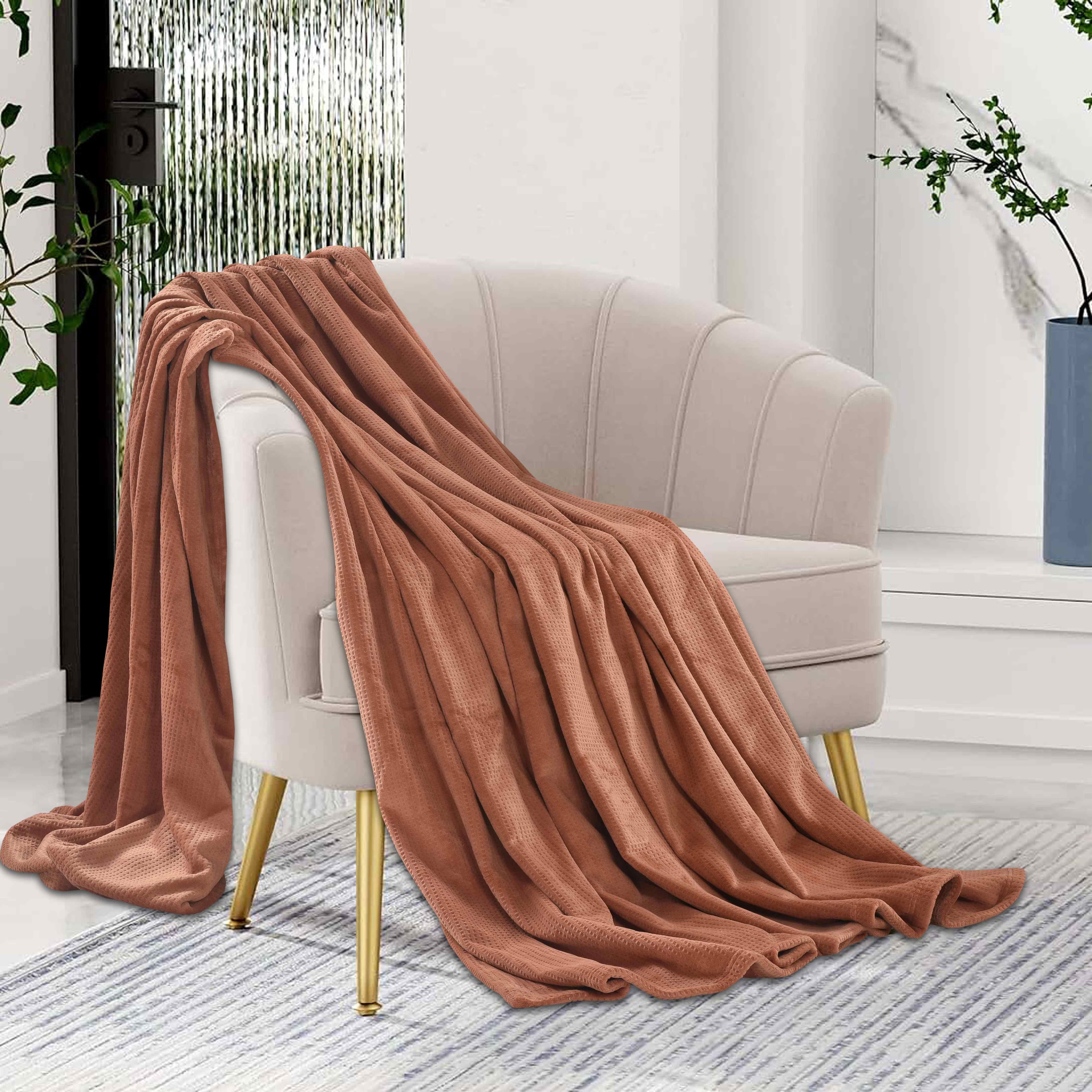 CANNON WAFFLE FLANNEL BLANKET TERA 160x220CM