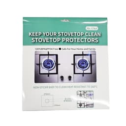 Mr. Chef Stove Protector Double Openings Silver image 0