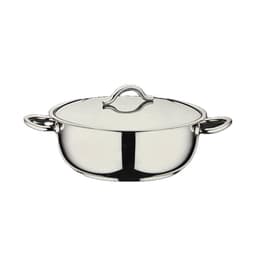 OMS Stainless Steel Low Casserole with Lid 34 cm image 0