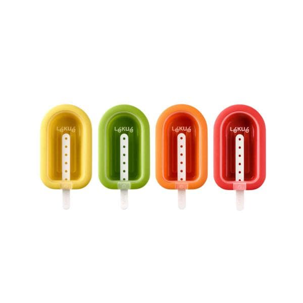 Lekue  Stackable Big Ice Lolly Moulds Set of 4 Mixed