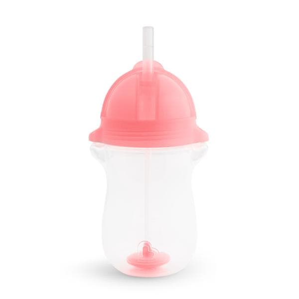 Munchkin Any Angle™ Weighted Straw Trainer Cup 300 ML +12 Months - Pink