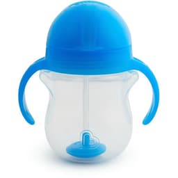 Munchkin Any Angle™ Weighted Straw Trainer Cup 210 ML +6 Months - Blue image 0