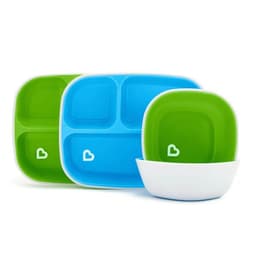 Munchkin 4pk Splash Dining Set - Blue/Green image 0