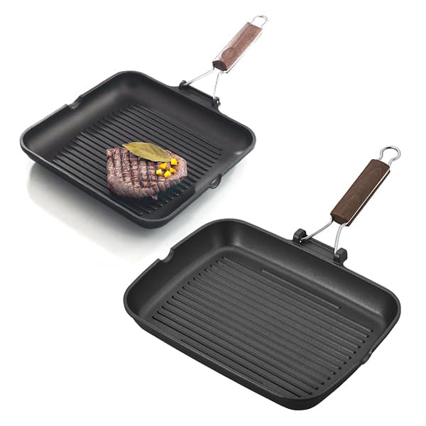 Bundle of 2 Ballarini Fusa Grills (Square + Rectangular)